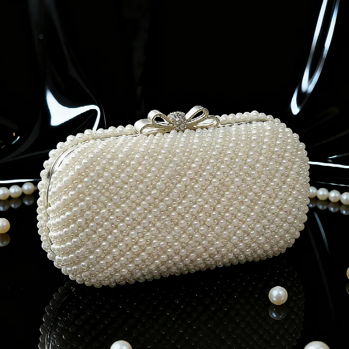 Pearl Frame Evening Clutch