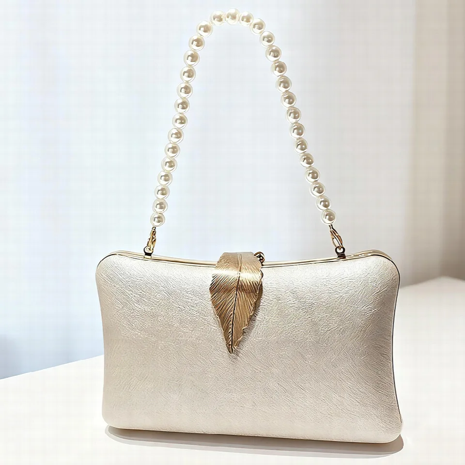 Pearl Handle Evening Bag