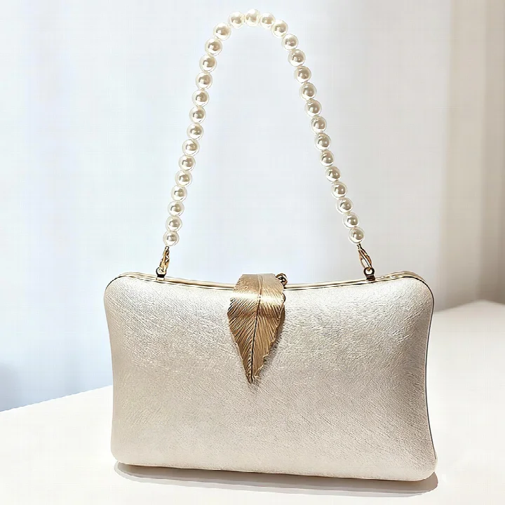 Pearl Handle Evening Bag